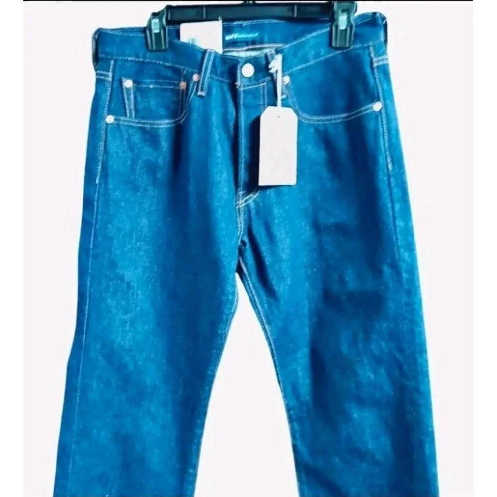 501 Levi's Men's Dark Blue Straight-Leg Jeans 31×34 NWT